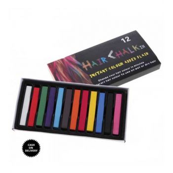 12 Temporary Hair Coloring Chalk - Personal Care - Best Price in Pakistan - HitShop.pk